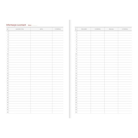 Wydawnictwo Wokół Nas Kalendarz nauczyciela książkowy (terminarz) GRANATOWY NEBRASKA Z GUMKĄ A5 Wydawnictwo Wokół Nas (A5DN074B)