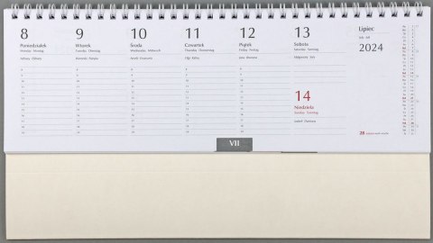 Michalczyk i Prokop Kalendarz biurkowy 1/2 A4 105mm x 297mm Michalczyk i Prokop (T-100-2 01-12)