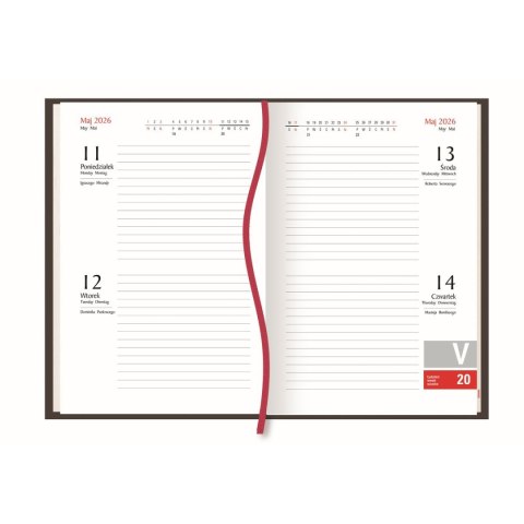 Michalczyk i Prokop Kalendarz nauczyciela książkowy (terminarz) 125mm x 185mm Michalczyk i Prokop (T-155V-03)