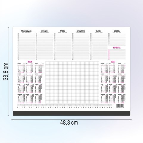 Press Kalendarz biurkowy MAŁY 488mm x 338mm Press