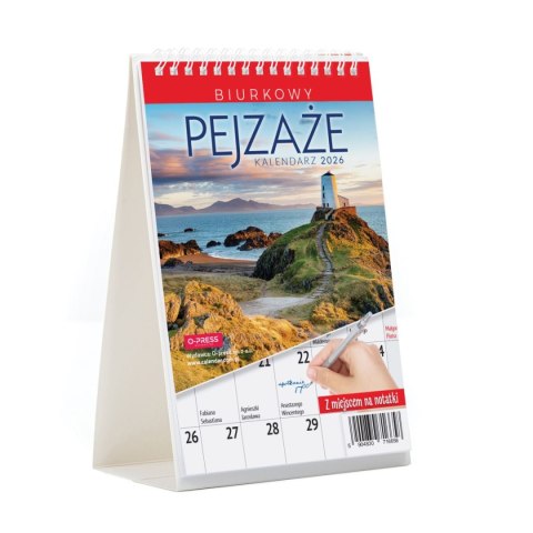 Press Kalendarz biurkowy miesięczny Pejzaże 240mm x 150mm Press (5904830713602)