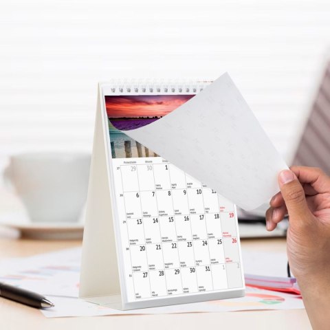 Press Kalendarz biurkowy miesięczny Pejzaże 240mm x 150mm Press (5904830713602)