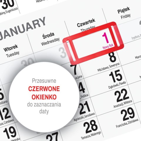 Press Kalendarz ścienny BUKIET 310mm x 790mm Press