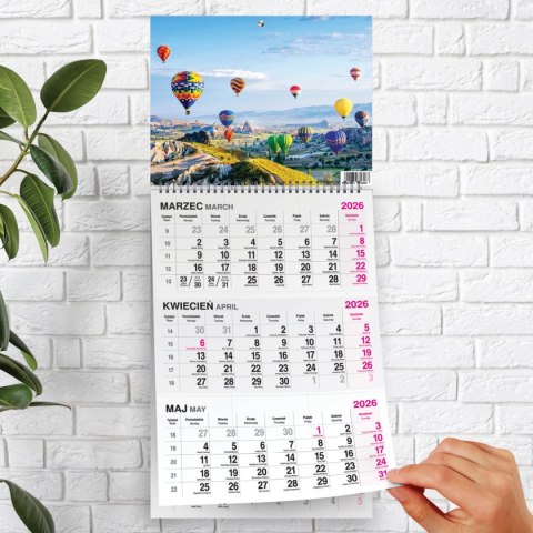 Press Kalendarz ścienny BUKIET 310mm x 790mm Press