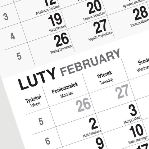 Press Kalendarz ścienny KAWA 310mm x 790mm Press