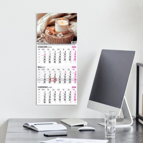 Press Kalendarz ścienny KAWA 310mm x 790mm Press