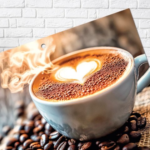 Press Kalendarz ścienny PREMIUM trójdzielny A4 Press (KAWA)