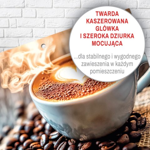 Press Kalendarz ścienny PREMIUM trójdzielny A4 Press (KAWA)
