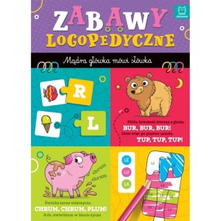 Aksjomat Książka dla dzieci Mądra główka mówi słówka Aksjomat