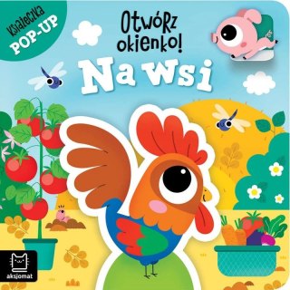 Aksjomat Książka dla dzieci Otwórz okienko! Na wsi. Książeczka pop-up Aksjomat