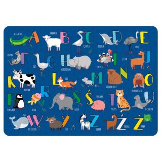 Derform Podkład na biurko Alfabel mix PVC PCW Derform (PLAAL)