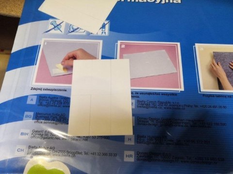 Donau Tablica samoprzylepna informacyjna brązowy [mm:] 580x460 Donau (7565001PL-99)