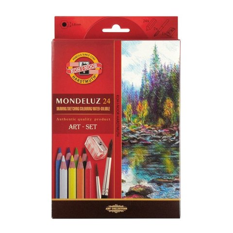 Koh-I-Noor Kredki akwarelowe mondeluz 24 kol. Koh-I-Noor (3711)
