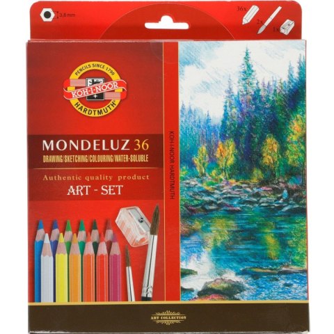 Koh-I-Noor Kredki akwarelowe mondeluz 36 kol. Koh-I-Noor (3712)
