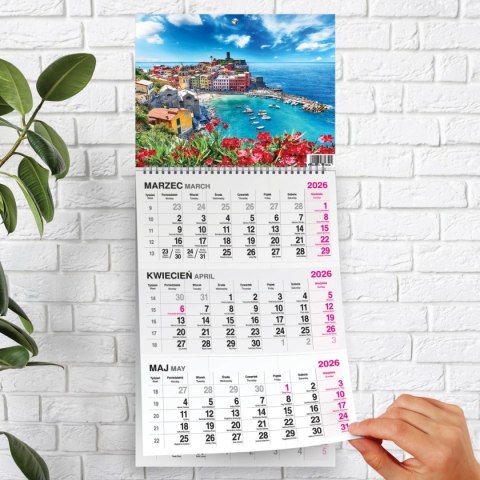 Press Kalendarz ścienny WIDOK 310mm x 790mm Press