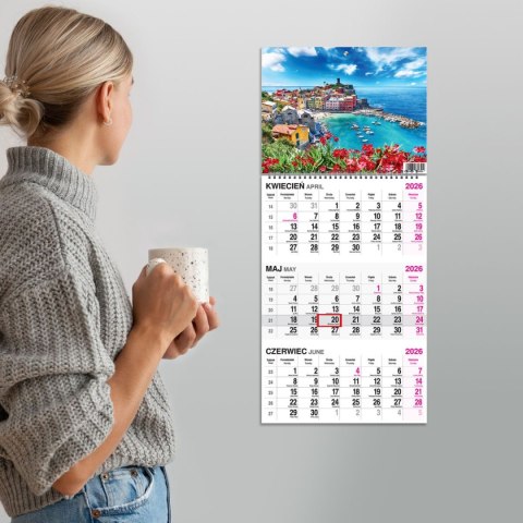 Press Kalendarz ścienny WIDOK 310mm x 790mm Press