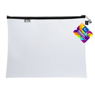 Tetis Teczka plastikowa na suwak biała B4 z suwakiem 5903242105227 B4 biały Tetis (BT607-B)