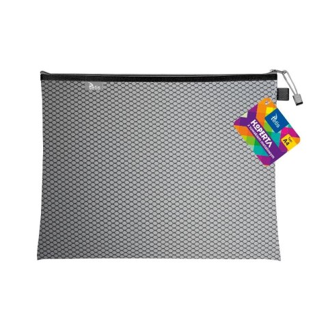 Tetis Teczka plastikowa na suwak rózowa A4 z suwakiem 5903242105142 A4 czarny Tetis (BT605-C)