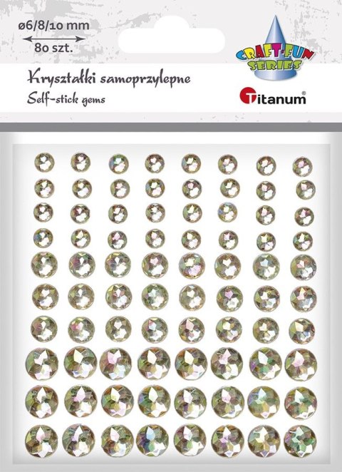 Titanum Kryształki Craft-Fun Series 80 szt złote Titanum (23mH0330)