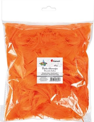 Titanum Piórka Craft-Fun Series pomarańczowy Titanum