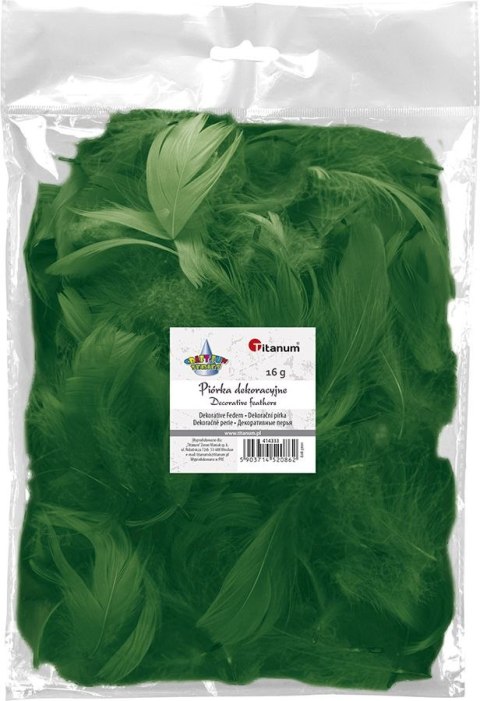 Titanum Piórka Craft-Fun Series zielony ciemny Titanum
