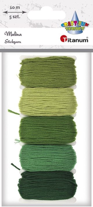 Titanum Włóczka Craft-Fun Series Mulina 5 kol. Titanum (2324051-2)