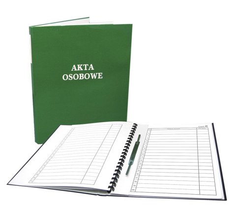 Warta Teczka do akt osobowych niezadrukowana ABCD A4 mix Warta (339-140)