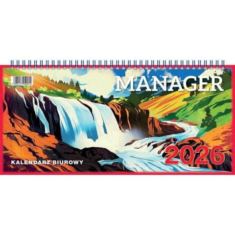 Wydawnictwo Telegraph Kalendarz biurkowy MANAGER biurkowy 320mm x 150mm Wydawnictwo Telegraph