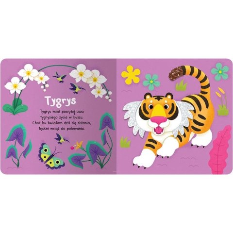 Aksjomat Książka dla dzieci Pogłaszcz zwierzęta. W dżungli. Aksjomat