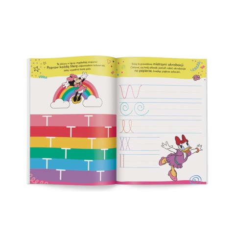 Ameet Książka dla dzieci Minnie. Szlaczki i Literki Ameet