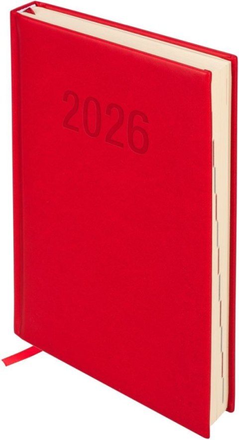 Antra Kalendarz książkowy (terminarz) 2026 COLOROFIX DNS A5 Antra (CZERWONY)