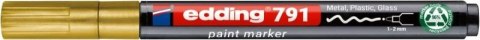 Edding Marker olejowy PCR E-791 wkład złoty 1,0-2,0mm okrągła końcówka Edding (ED-791PCR053)