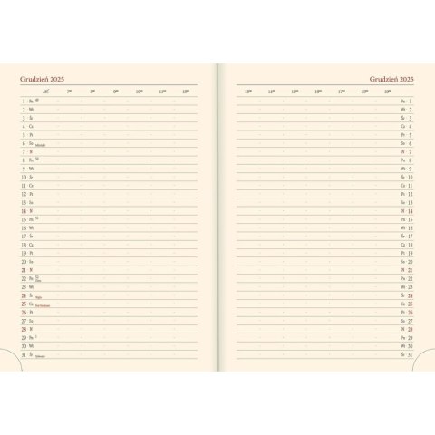 Lucrum Kalendarz książkowy (terminarz) Vivella terminarz B5 172mm x 240mm Lucrum (51T-D)