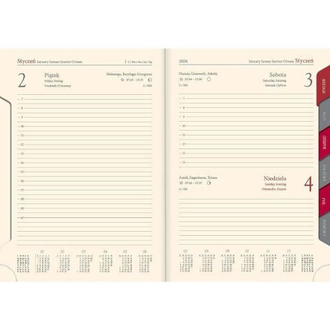 Lucrum Kalendarz książkowy (terminarz) terminarz A5 145mm x 205mm Lucrum (21DR-79 mix)