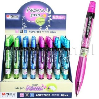 M&G Długopis AROMA wkład niebieski/czarny 0,5mm M&G (AGP20301)