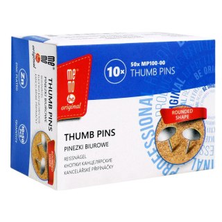 Memobe Pinezki kolor: srebrny 50 szt Memobe (MP100-00)