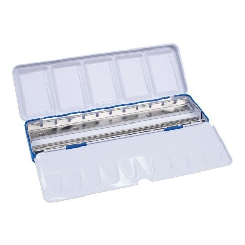 Milan Metalowa kasetka bez zawartości na 24 kostki farb akwarelowych