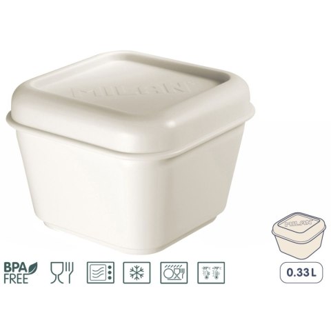 Milan Śniadaniówka [mm:] 100x100x 74 Milan (085111W)