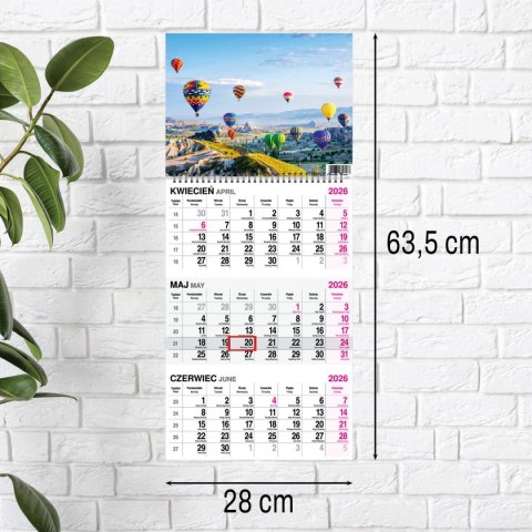 Press Kalendarz ścienny BUKIET 310mm x 790mm Press