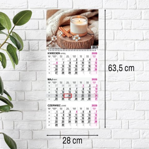 Press Kalendarz ścienny KAWA 310mm x 790mm Press