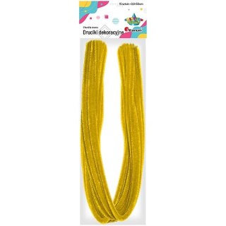 Titanum Drucik Craft-Fun Series druciki kreatywne kolor: żółty 500mm 15 szt Titanum (007)