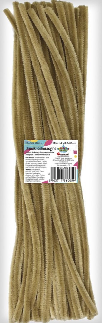 Titanum Drucik Craft-Fun Series kreatywny kolor: beżowy 300mm 50 szt Titanum (T19)