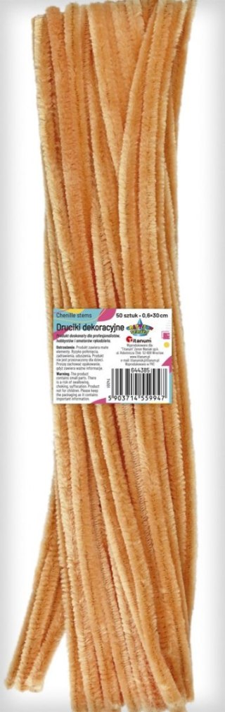 Titanum Drucik Craft-Fun Series kreatywny kolor: brązowa jasna 300mm 50 szt Titanum (T4301)