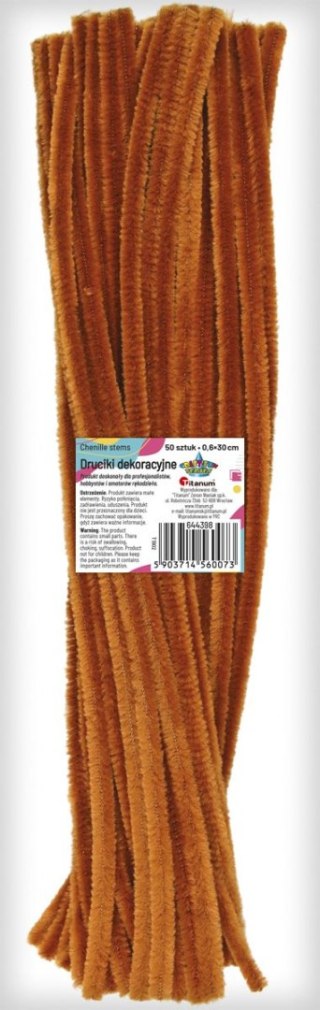 Titanum Drucik Craft-Fun Series kreatywny kolor: brązowy 300mm 50 szt Titanum (T1902)