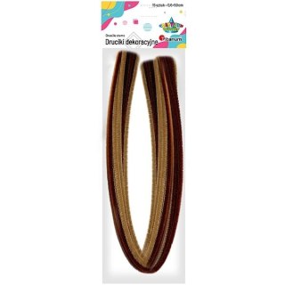 Titanum Drucik Craft-Fun Series kreatywny kolor: brązowy 500mm 15 szt Titanum (109 20 010)