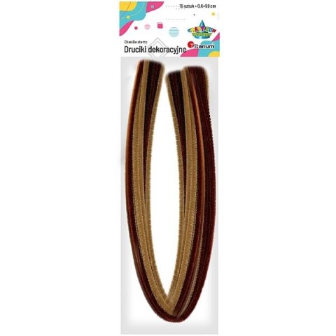 Titanum Drucik Craft-Fun Series kreatywny kolor: brązowy 500mm 15 szt Titanum (109 20 010)