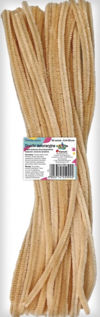 Titanum Drucik Craft-Fun Series kreatywny kolor: cielisty 300mm 50 szt Titanum (T43)