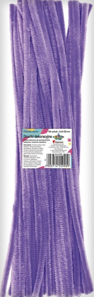 Titanum Drucik Craft-Fun Series kreatywny kolor: fioletowy 300mm 50 szt Titanum (T10)