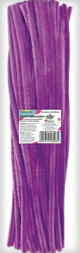 Titanum Drucik Craft-Fun Series kreatywny kolor: fioletowy 300mm 50 szt Titanum (T11)