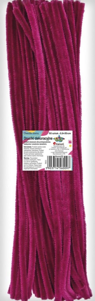 Titanum Drucik Craft-Fun Series kreatywny kolor: fuksja 300mm 50 szt Titanum (T3702)